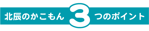 3つのポイント