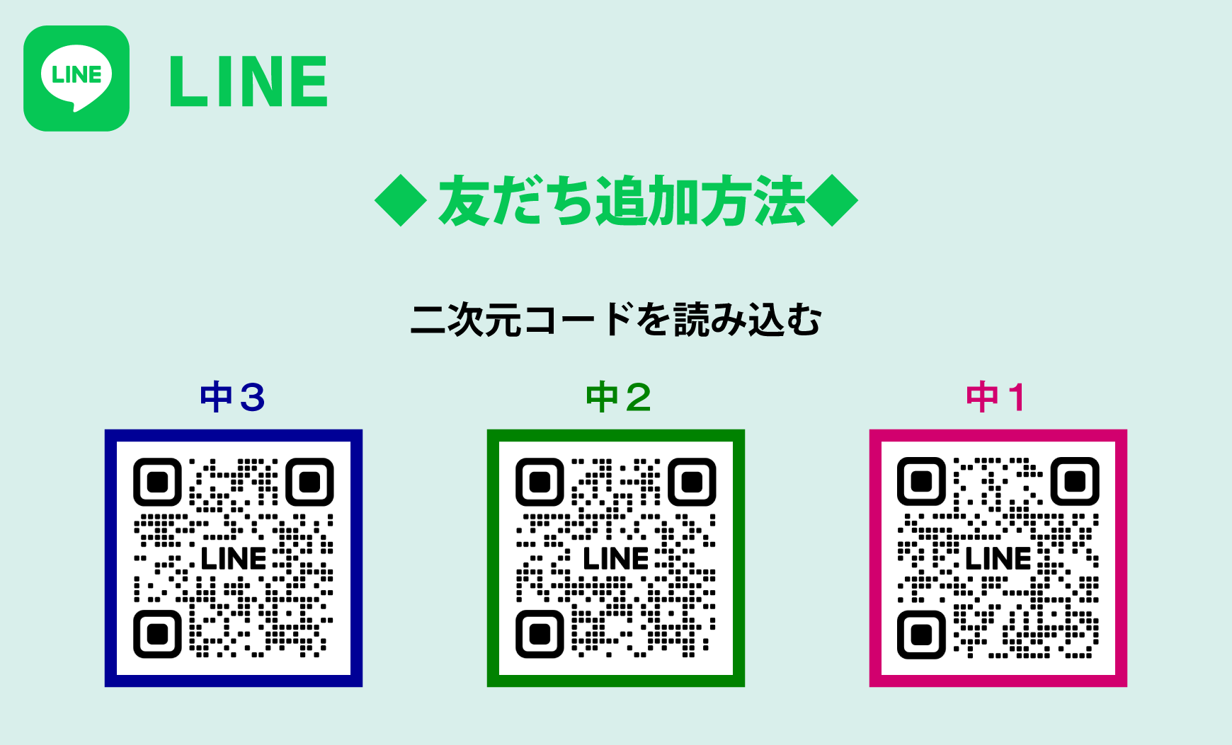 北辰テストのLINE公式アカウント