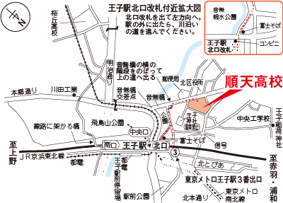 順天高校の地図