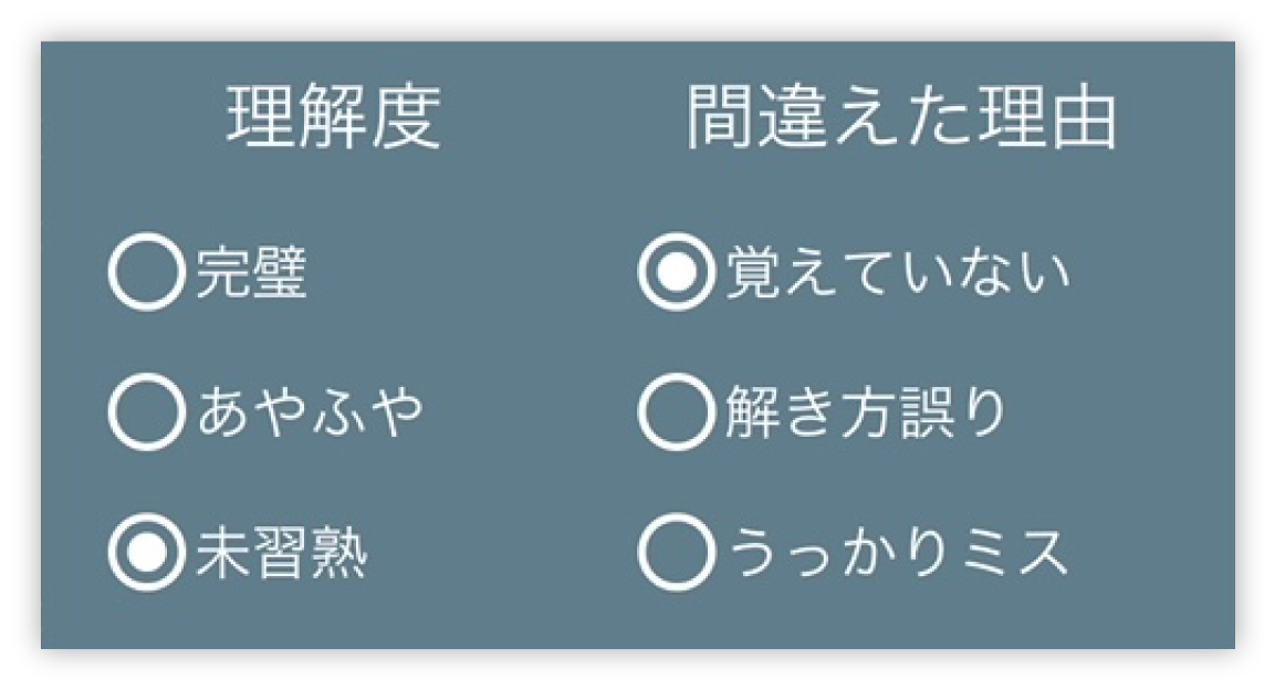 北辰のwebかこもん サンプル画面